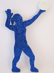 Female volleyball player cutout - Designs by Ginny