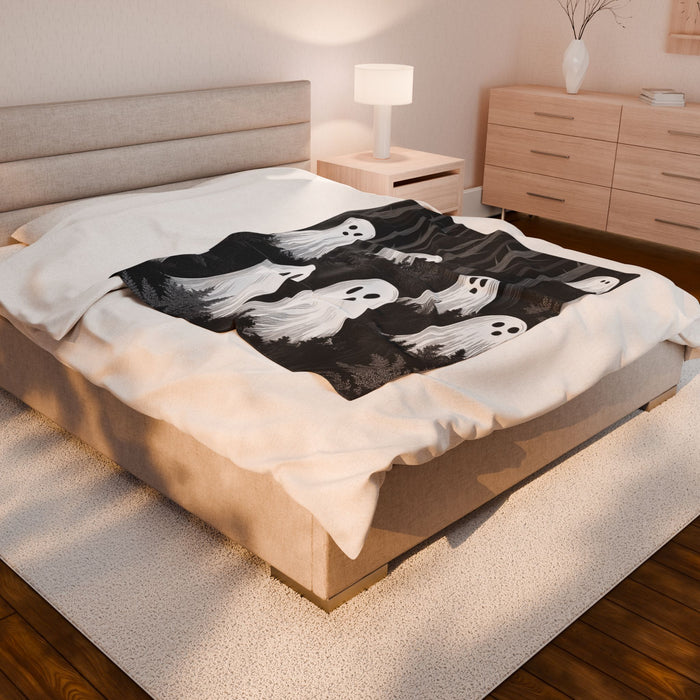 Forest Ghosts Velveteen Plush Blanket