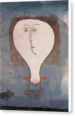 Fright of a Girl - Canvas Print