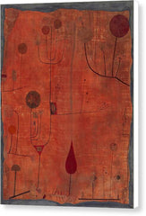 Fruits on Red - Canvas Print