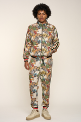 G Striped Floral Tiger Track Suit Set Victorious