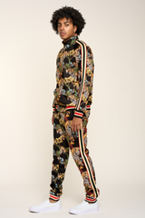 G Striped Floral Tiger Track Suit Set Victorious