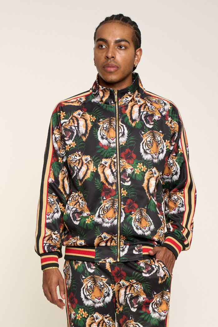 G Striped Tiger Track Suit Set Victorious