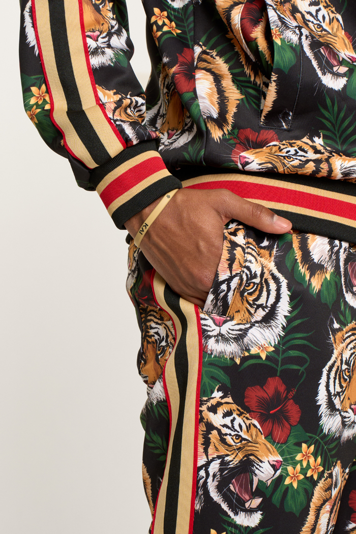 G Striped Tiger Track Suit Set Victorious
