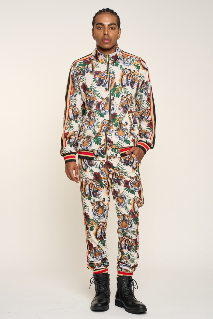 G Striped Tiger Track Suit Set Victorious
