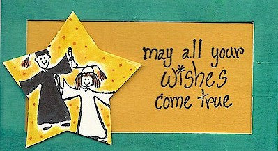 Gal Grad Rubber Stamp 2228D