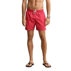 Image 4 : Short de bain Gant homme bleu marine, vue de dos avec poches arrières — Delvale
