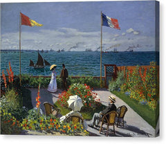 Garden at Sainte-Adresse - Canvas Print