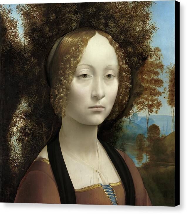 Ginevra de' Benci - Canvas Print