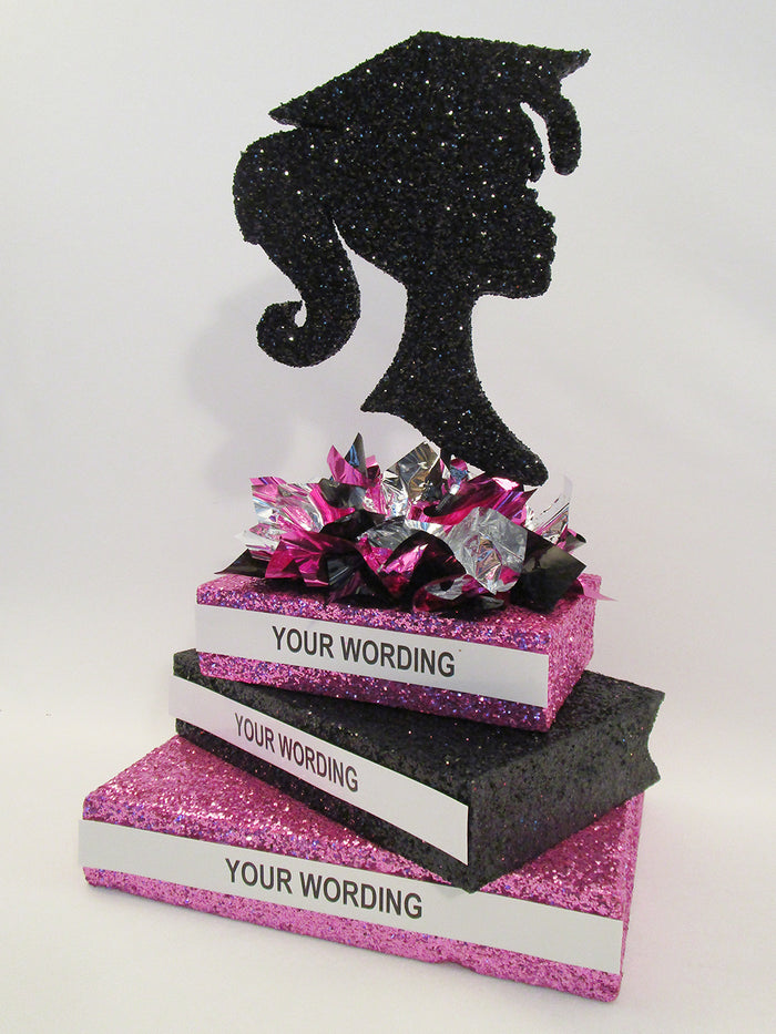 grad Girl Graduation Centerpiece - Designs by Ginny