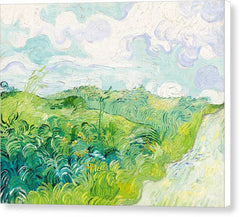 Green Wheat Fields, Auvers - Canvas Print