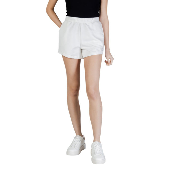 Image 4 : Vue d'ensemble short femme Guess Active noir minimaliste triangle strass signature — delvale