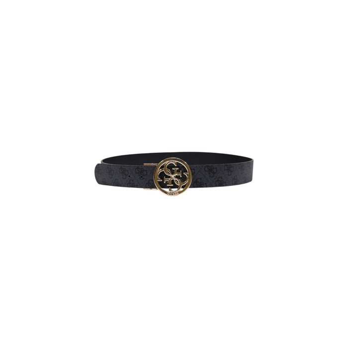 Image 4 : Boucle et finitions de la ceinture Guess femme marron motif sophistiqué — delvale