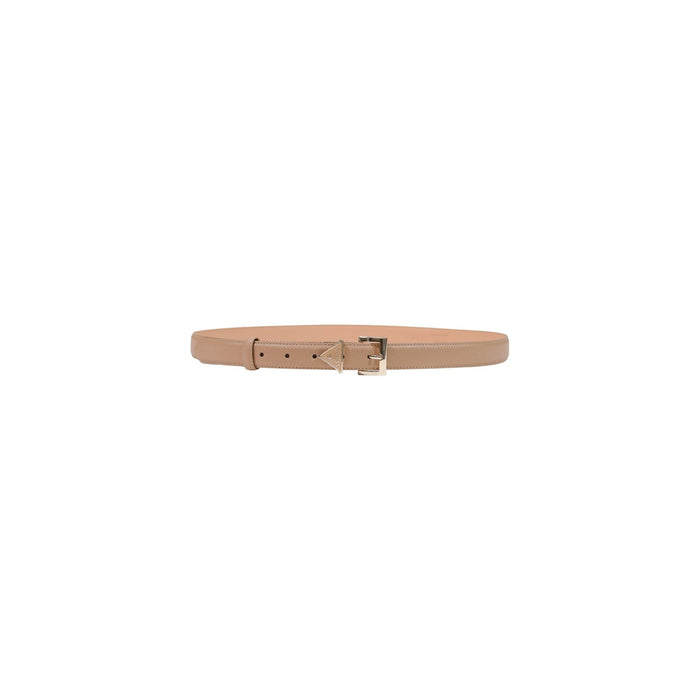 Image 5 : Ceinture fine femme Guess noire texturée boucle dorée, accessoire mode premium disponible sur Delvale — Delvale