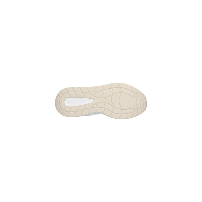 Image 3 : Chaussures Guess femme vue trois quarts avant, renforts simili cuir et semelle plateforme sculptée — Delvale