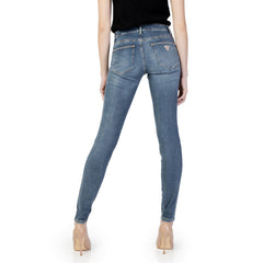 Image 2 : Jeans Guess femme bleu coupe moderne détails finitions — delvale