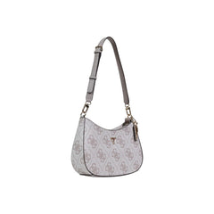 Image 3 : Sac à main Guess Noelle II femme imprimé logo vue de profil, bandoulière réglable visible — Delvale