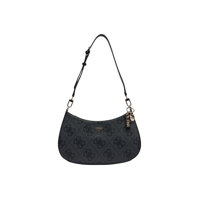Image 6 : Sac Guess Noelle II femme gros plan sur le motif logo 4G imprimé et la quincaillerie dorée — Delvale