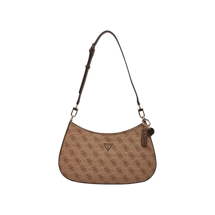Image 8 : Guess Noelle II sac bandoulière femme imprimé logo beige, vue ensemble produit — Delvale