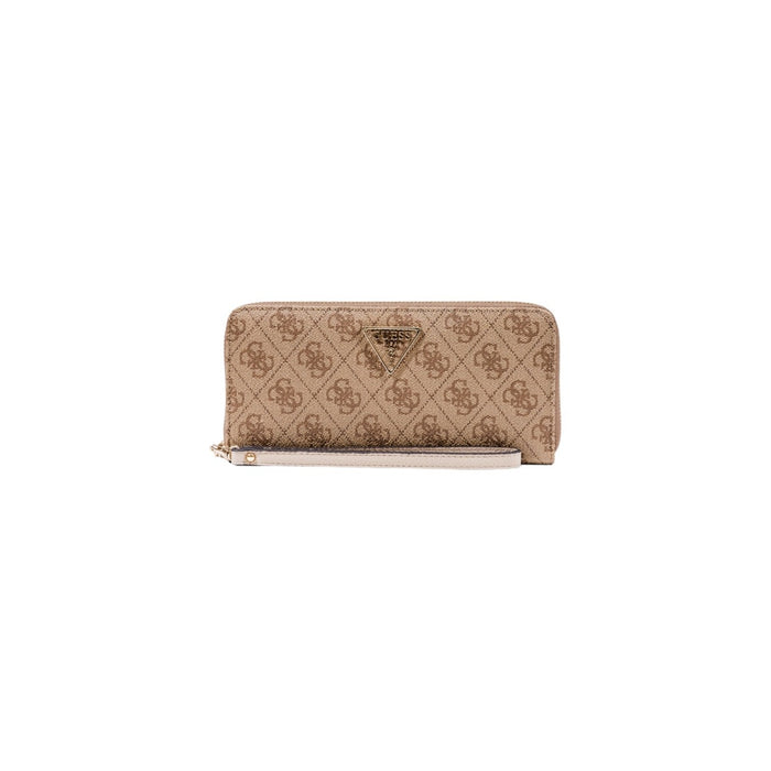 Image 5 : Portefeuille Guess femme beige logo authentique détail — delvale