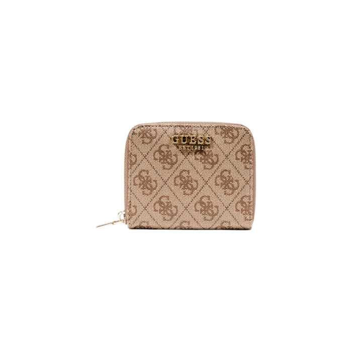 Image 4 : Portefeuille Guess femme gris imprimé compact, vue d'ensemble accessoire — delvale