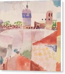 Hammamet with Its Mosque - Canvas Print