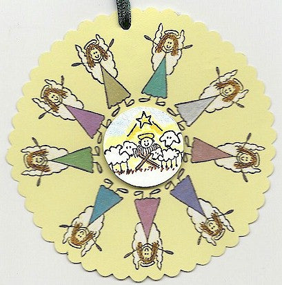 Harking Angel Rubber Stamp 2268D