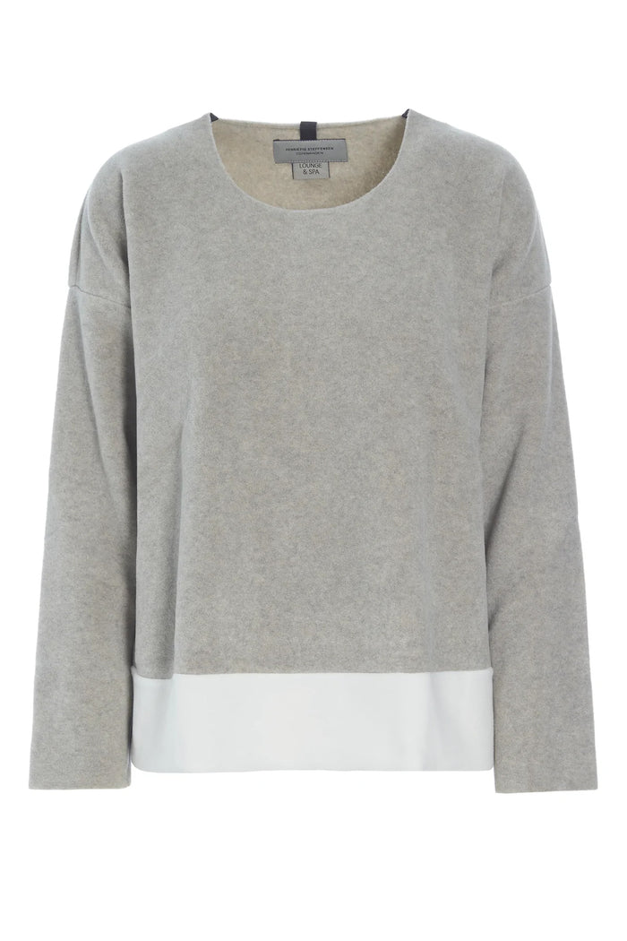 Henriette Steffensen Sand/Off-White Fleece Blouse | 1335