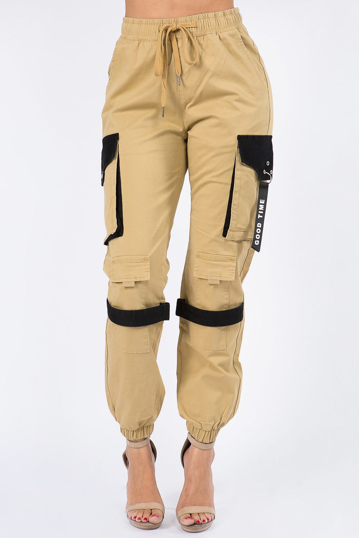 Khaki/Black / Small