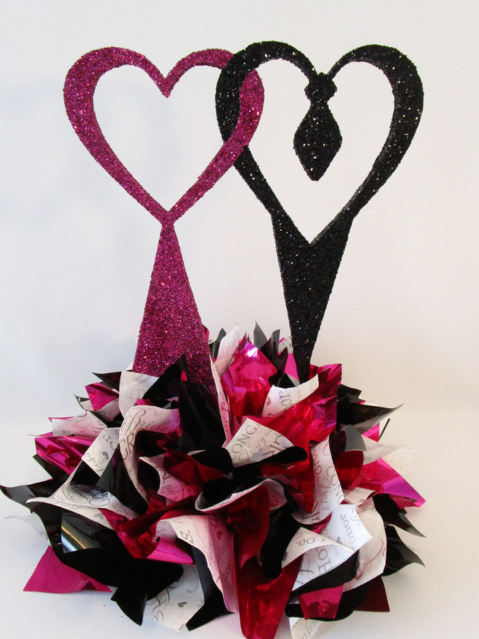 His & Hers Bridal table centerpiece - Designs by Ginny
