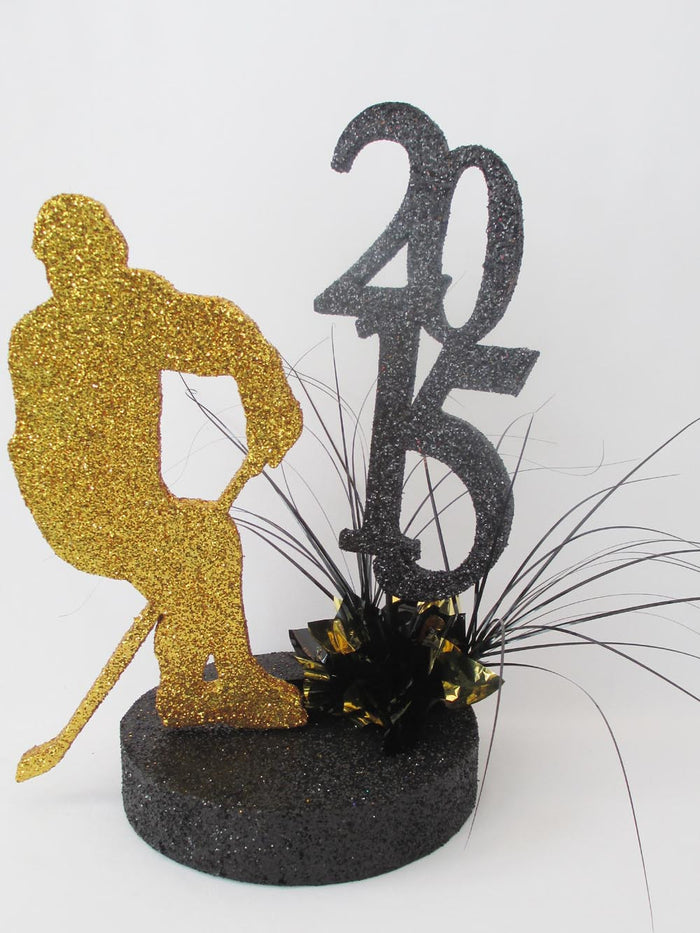 Hockey themed centerpiece - Designs by Ginny