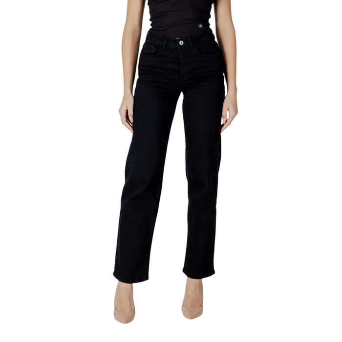 Image 4 : Coupe ajustée jean Ichi femme bleu en coton élasthanne — delvale