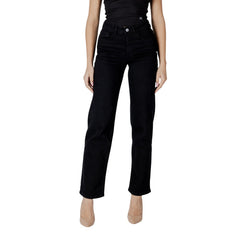 Image 4 : Coupe ajustée jean Ichi femme bleu en coton élasthanne — delvale