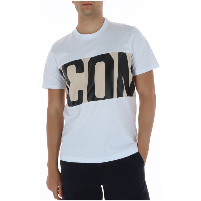 Image 4 : T-shirt Icon homme noir coupe droite moderne, encolure ronde, jersey pur coton — Delvale