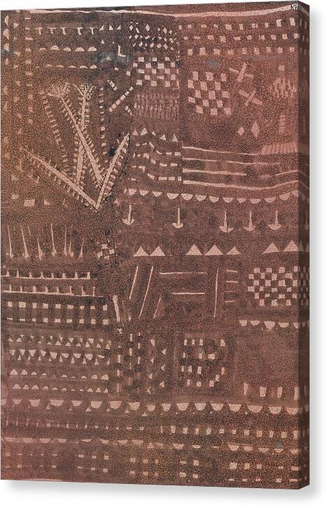 In the Manner of a Leather Tapestry - Canvas Print