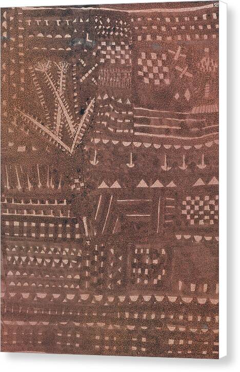 In the Manner of a Leather Tapestry - Canvas Print