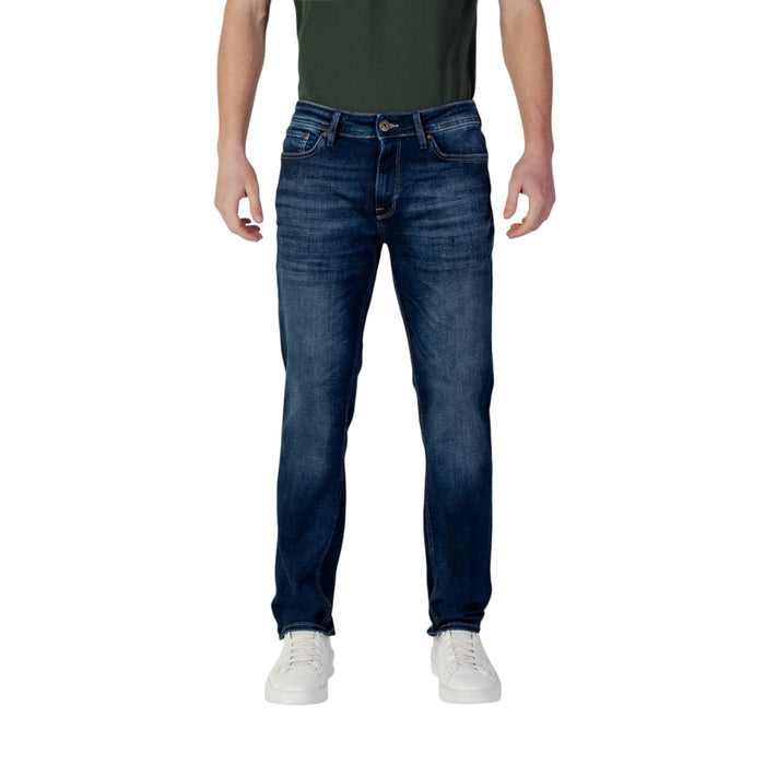 Image 2 : Jean homme Jack & Jones bleu, détail fermeture zip et bouton — delvale