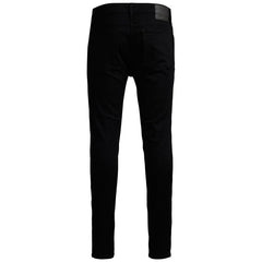 Image 2 : Jack & Jones jean homme noir, détail fermeture zip et poches — delvale