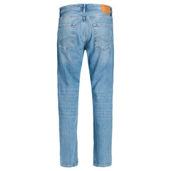Image 3 : Jean homme Jack & Jones bleu, détail coupe et finitions, poches frontales — delvale