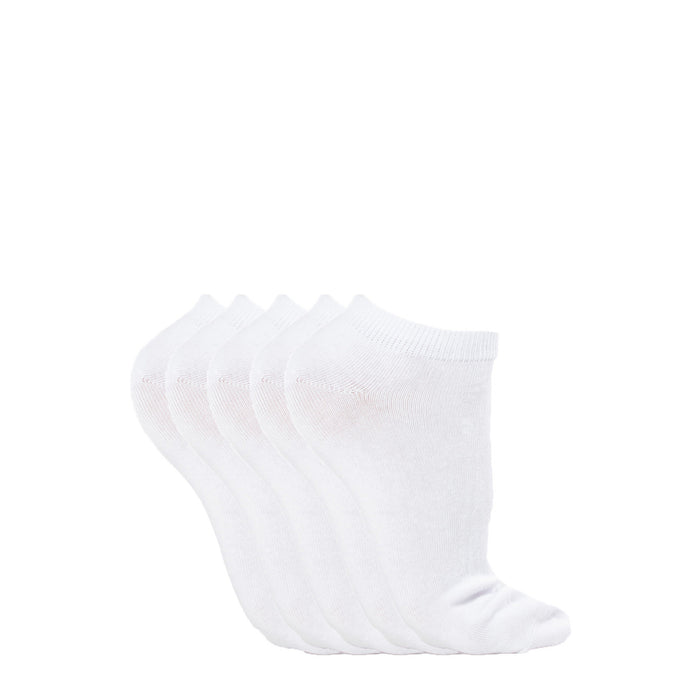 Image 4 : Chaussettes basses homme Jack & Jones lot de 5 paires marine, vue packshot fond blanc — Delvale
