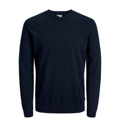 Image 4 : Pull col V coton gris Jack & Jones homme porté — delvale