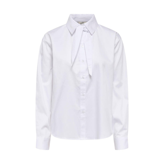 Image 3 : Chemise blanche Jacqueline De Yong manches longues, vue d'ensemble de la coupe féminine — delvale