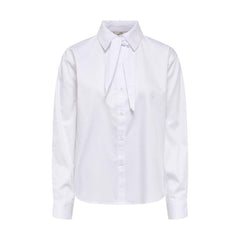 Image 3 : Chemise blanche Jacqueline De Yong manches longues, vue d'ensemble de la coupe féminine — delvale