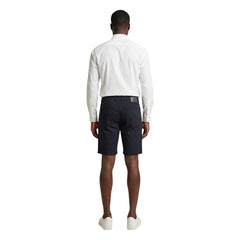 Image 3 : Bermuda homme Jeckerson bleu marine vue de dos avec poches arrières cousues — Delvale