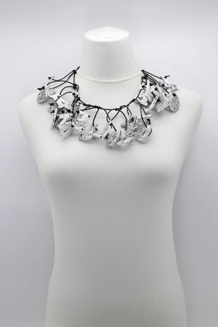 Jianhui London Big Love Short Necklace Silver