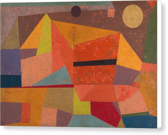 Joyful Mountain Landscape - Canvas Print