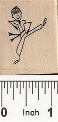 Karate Guy Rubber Stamp 2254D