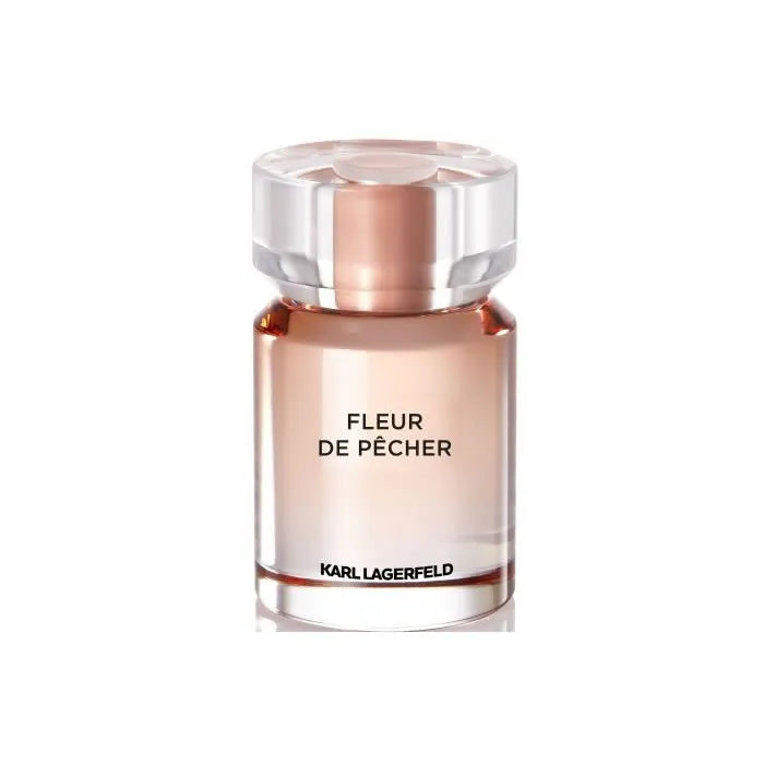Image 1 : Flacon Karl Lagerfeld Fleur De Pêcher EDP Femme 100ml, parfum floral délicat — Delvale