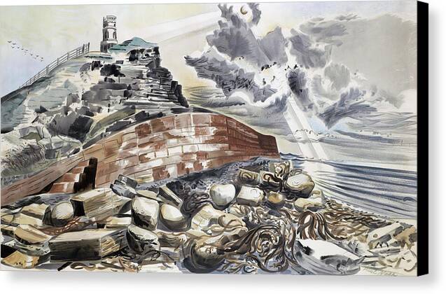 Kimmeridge Folly, Dorset - Canvas Print