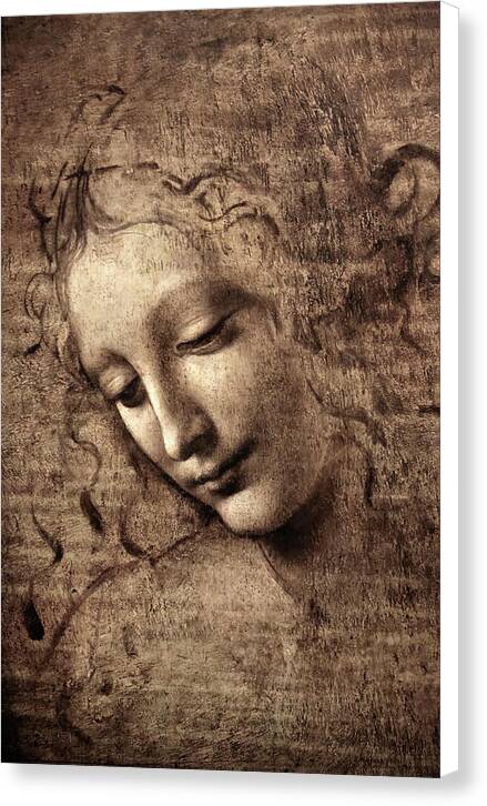 La Scapigliata - Canvas Print